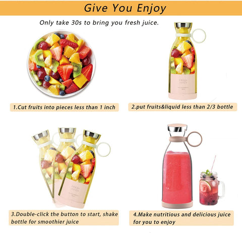 Portable Electric Juicer Blender