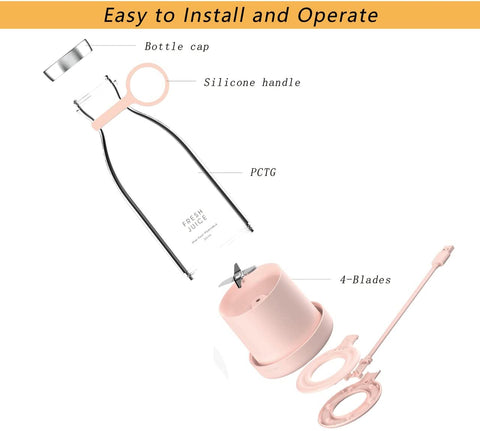 Portable Electric Juicer Blender